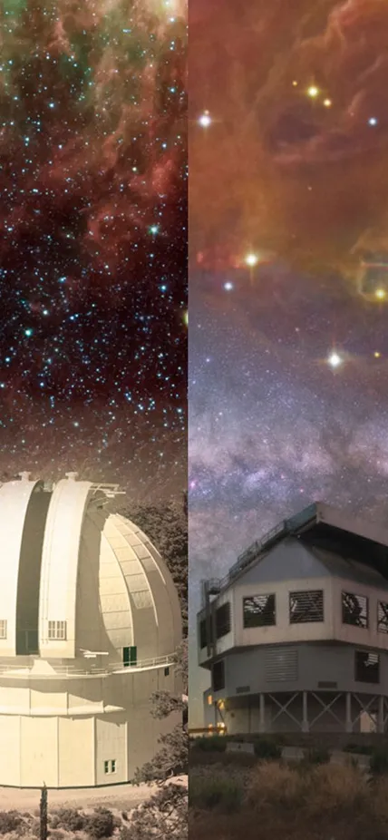 Generations of Carnegie Observatories telescopes