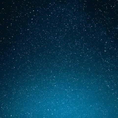 Blue background starry sky