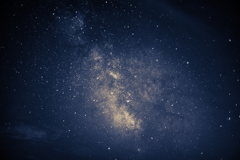 Starry sky background with Milky Way. 