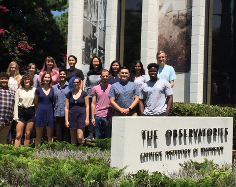 2019 CASSI group in front of the Observatories building in Pasadena. 