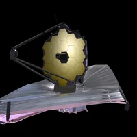 Artist's rendition of the James Webb Space Telescope fully deployed