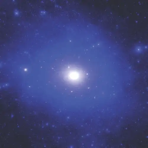 Dark matter in a simulated galaxy like our own Milky Way, courtesy of Andrew Wetzel. 